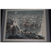 Image 2 : FRAMED LIMITED EDITION WOODBLOCK PRINT; SIGNED & DATED 1992 ( 24 1/4" X 21")