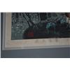 Image 5 : FRAMED LIMITED EDITION WOODBLOCK PRINT; SIGNED & DATED 1992 ( 24 1/4" X 21")
