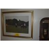 Image 1 : GILT FRAMED ART, "POLO IN WAIMANALO" BY ALANA L. DUPONT (24 1/2" X 30 1/2")