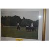 Image 2 : GILT FRAMED ART, "POLO IN WAIMANALO" BY ALANA L. DUPONT (24 1/2" X 30 1/2")