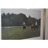 Image 3 : GILT FRAMED ART, "POLO IN WAIMANALO" BY ALANA L. DUPONT (24 1/2" X 30 1/2")