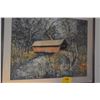 Image 2 : FRAMED PAINTING, COVERED BRIDGE/LANDSCAPE; SIGNED HARWOOD 11/10/72 (36" X 29")