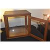 Image 3 : WOOD & GLASS DISPLAY BOX (19 1/2" X 16" X 18 1/2")