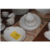 Image 6 : HAVILAND LIMOGES CHINA PLATES, BOWLS, CUPS & SAUCERS, SERVING PIECES, CREAMER & SUGAR (51 PCS)