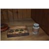 Image 2 : SCALE WEIGHTS, VINTAGE CASED TAPE MEASURE BY RABONE & SONS OF BIRMINGHAM ENGLAND & ANTIQUE SPRING BA