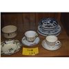 Image 1 : ASSORTED PLATES, BOWLS, CUPS & SAUCERS (11 PCS)