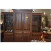 Image 1 : ENTERTAINMENT CABINET, 3 SECTION W/SHELVING & STORAGE