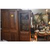 Image 2 : ENTERTAINMENT CABINET, 3 SECTION W/SHELVING & STORAGE
