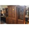 Image 3 : ENTERTAINMENT CABINET, 3 SECTION W/SHELVING & STORAGE