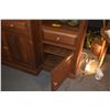 Image 5 : ENTERTAINMENT CABINET, 3 SECTION W/SHELVING & STORAGE