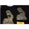 Image 2 : PAIR OF HEAVY CAST METAL KOI FISH, DOUBLE SIDED (PAIR)
