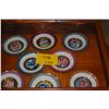 Image 1 : COLLECTION OF JAPANESE CLOISONNE PLATES FROM FLOWER FESTIVALS OF JAPAN (8 PCS)