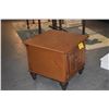 Image 2 : SOLID PINE NIGHTSTAND/END TABLE W/2 DOORS (26" X 26" X 24")