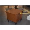 Image 4 : SOLID PINE NIGHTSTAND/END TABLE W/2 DOORS (26" X 26" X 24")