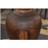 Image 3 : 33" KOA VASE W/BUTTERFLY PATCHES, MARKED KOA HAWAII; SIGNED E. ADAMS