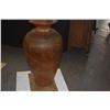 Image 7 : 33" KOA VASE W/BUTTERFLY PATCHES, MARKED KOA HAWAII; SIGNED E. ADAMS