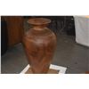 Image 8 : 33" KOA VASE W/BUTTERFLY PATCHES, MARKED KOA HAWAII; SIGNED E. ADAMS