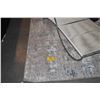 Image 1 : GREY & BLUE LANAI CARPET (79" X 111")