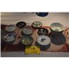 Image 1 : COLLECTION OF CLOISONNE DISHES, RICE BOWLS & ASSORTED DISHES (17 PCS)