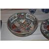 Image 3 : COLLECTION OF CHINESE FAMILLE ROSE PLATES, BOWLS, CUPS & SAUCERS & PLATTER (DOES NOT INCLUDE STAND)