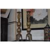 Image 2 : PAIR JAPANESE BRASS CANDLESTICKS (PAIR)
