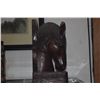 Image 5 : GERMAN BEER STEIN & CARVED WOODEN HORSE HEAD BOOKENDS (2 PCS)