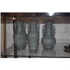 Image 2 : CHINESE MONOCHROME VASES (6 3/4") (3 PCS)