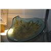 Image 2 : VINTAGE MID CENTURY CEILING LIGHT COVER & MARANO STYLE ART GLASS BOWL (2 PCS)