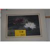 Image 1 : FRAMED WATER LILLY PAINTING; CHOP SIGNED (15" X 18")