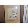 Image 2 : JAPANESE FLORAL PAINTINGS; SIGNED (3 PCS)
