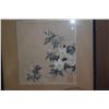 Image 3 : JAPANESE FLORAL PAINTINGS; SIGNED (3 PCS)