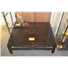 Image 1 : CHINESE HARDWOOD KANG TABLE (36" X 30" X 12")
