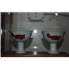 Image 2 : CHINESE PORCELAIN FOOTED CUPS W/FISH MOTIF, MING XUANDE MARK W/BOX (3 3/4" & 3 1/2") (2 PCS)