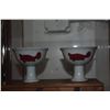 Image 4 : CHINESE PORCELAIN FOOTED CUPS W/FISH MOTIF, MING XUANDE MARK W/BOX (3 3/4" & 3 1/2") (2 PCS)