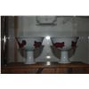 Image 5 : CHINESE PORCELAIN FOOTED CUPS W/FISH MOTIF, MING XUANDE MARK W/BOX (3 3/4" & 3 1/2") (2 PCS)