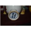 Image 6 : CHINESE PORCELAIN FOOTED CUPS W/FISH MOTIF, MING XUANDE MARK W/BOX (3 3/4" & 3 1/2") (2 PCS)