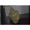 Image 4 : MIXED LOT: THAI BUDDHA HEAD ON STAND & BAMBOO BRUSH HOLDER (2 PCS)