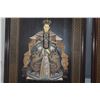 Image 3 : CHINESE ANCESTRAL PORTRAIT WALL PLAQUES IN THE CHINOISERIE STYLE (CHINESE EMPEROR & EMPRESS) (30" X 