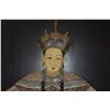 Image 4 : CHINESE ANCESTRAL PORTRAIT WALL PLAQUES IN THE CHINOISERIE STYLE (CHINESE EMPEROR & EMPRESS) (30" X 