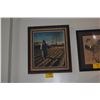 Image 1 : FRAMED OIL PAINTING, FARMER; SIGNED (24" X 27")