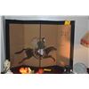 Image 4 : 4 PANEL CHINESE PAPER SCREEN, CHINESE RIDER ON HORSE (35 1/2" X 54")