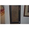 Image 4 : FRAMED JAPANESE ART OF MYTHICAL BEAST; SIGNED (8" X 30")