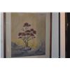 Image 2 : FRAMED WATERCOLOR, "THE LONE LEHUA"; SIGNED M. ESHELBY (18 1/2" X 22 1/4")