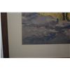Image 3 : FRAMED WATERCOLOR, "THE LONE LEHUA"; SIGNED M. ESHELBY (18 1/2" X 22 1/4")