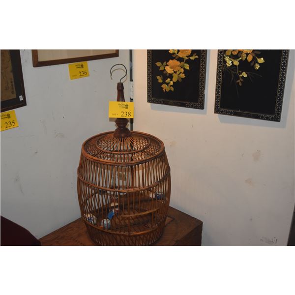 CHINESE STYLE BAMBOO BIRD CAGE