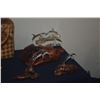 Image 2 : DOLPHIN SCULPTURES ON WOOD STANDS (3 PCS)