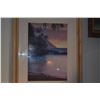 Image 2 : FRAMED PHOTO PRINT, SHORELINE; SIGNED BOB WRIGHT (18" X 23")