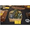 Image 1 : COLLECTION OF GLASS FISHING FLOATS (7 PCS) (DOES NOT INCLUDE BASKET)
