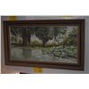 Image 1 : FRAMED OIL ON CANVAS; SIGNED PIANE '67 (35" X 20")
