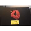 Image 1 : DEEP SEA RED CORAL BRANCH TIPS LEI